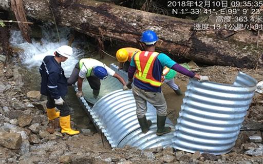 埋設(shè)排水管道